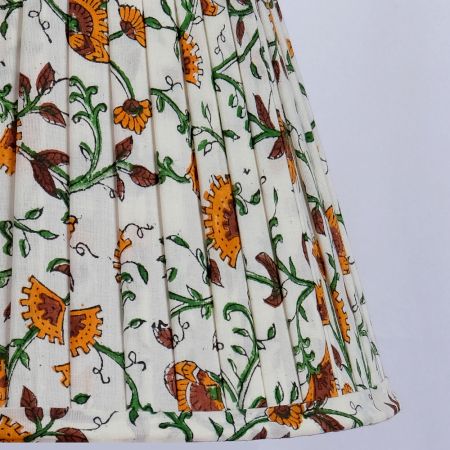 Marigold Pleated Empire Lampshade